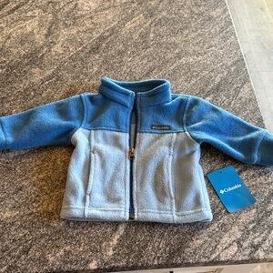 Columbia Two-Tone Blue Fleece Jacket